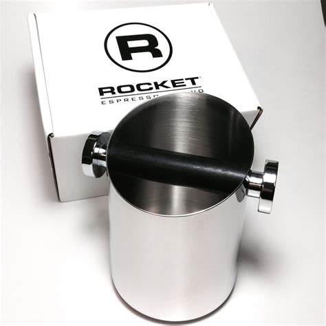 rocket stainless steel knock box|Rocket Stainless Steel Knock Box .